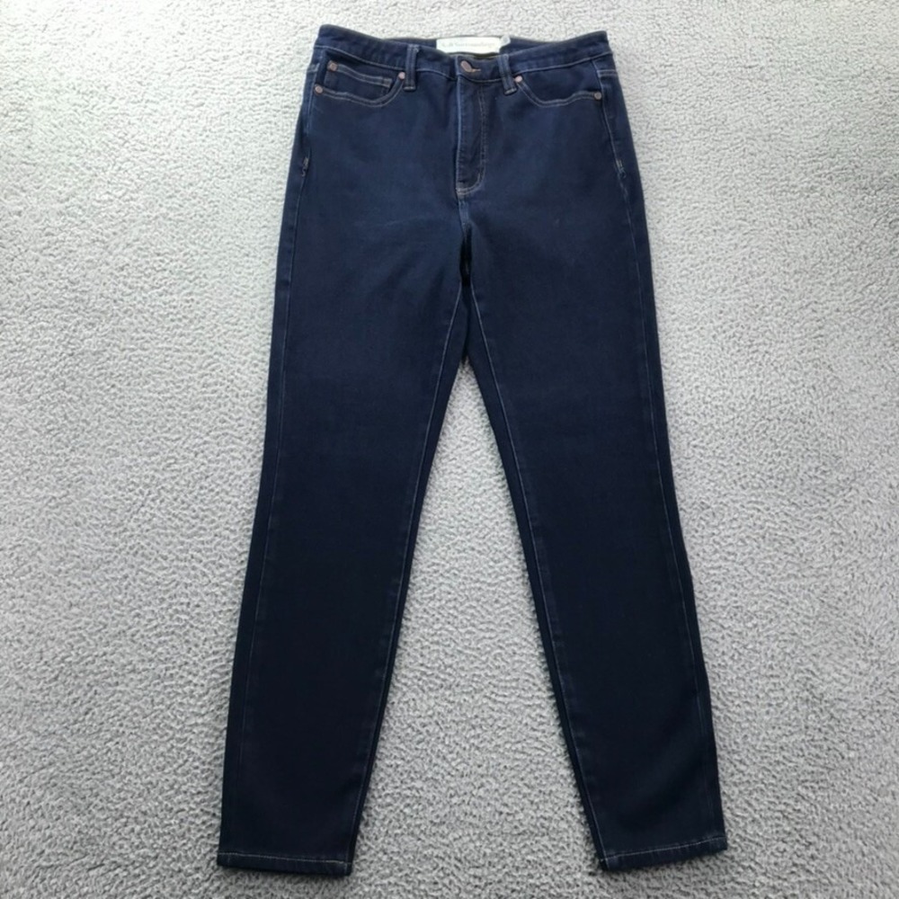 Soft Surroundings Jeans Womens 8 Dark Blue Ultimate High Rise Slim Leg 2CW54